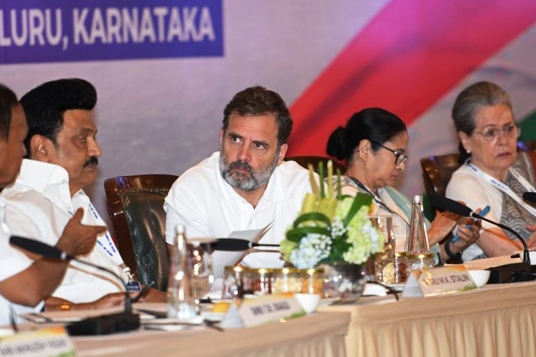 ▲2023年8月31日，由20多个政党组成的印度反对派组织“印度国家发展包容性联盟”（INDIA）在孟买举行战略会议，商讨如何在2024年大选中击败执政的印人党