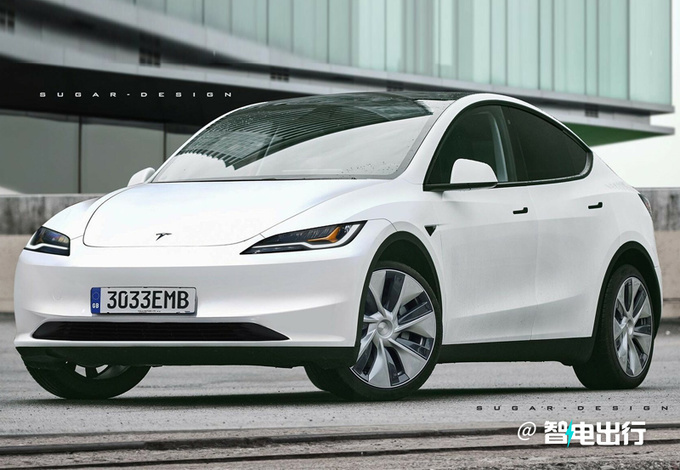 特斯拉全新modely曝光尺寸升级增配液晶仪表