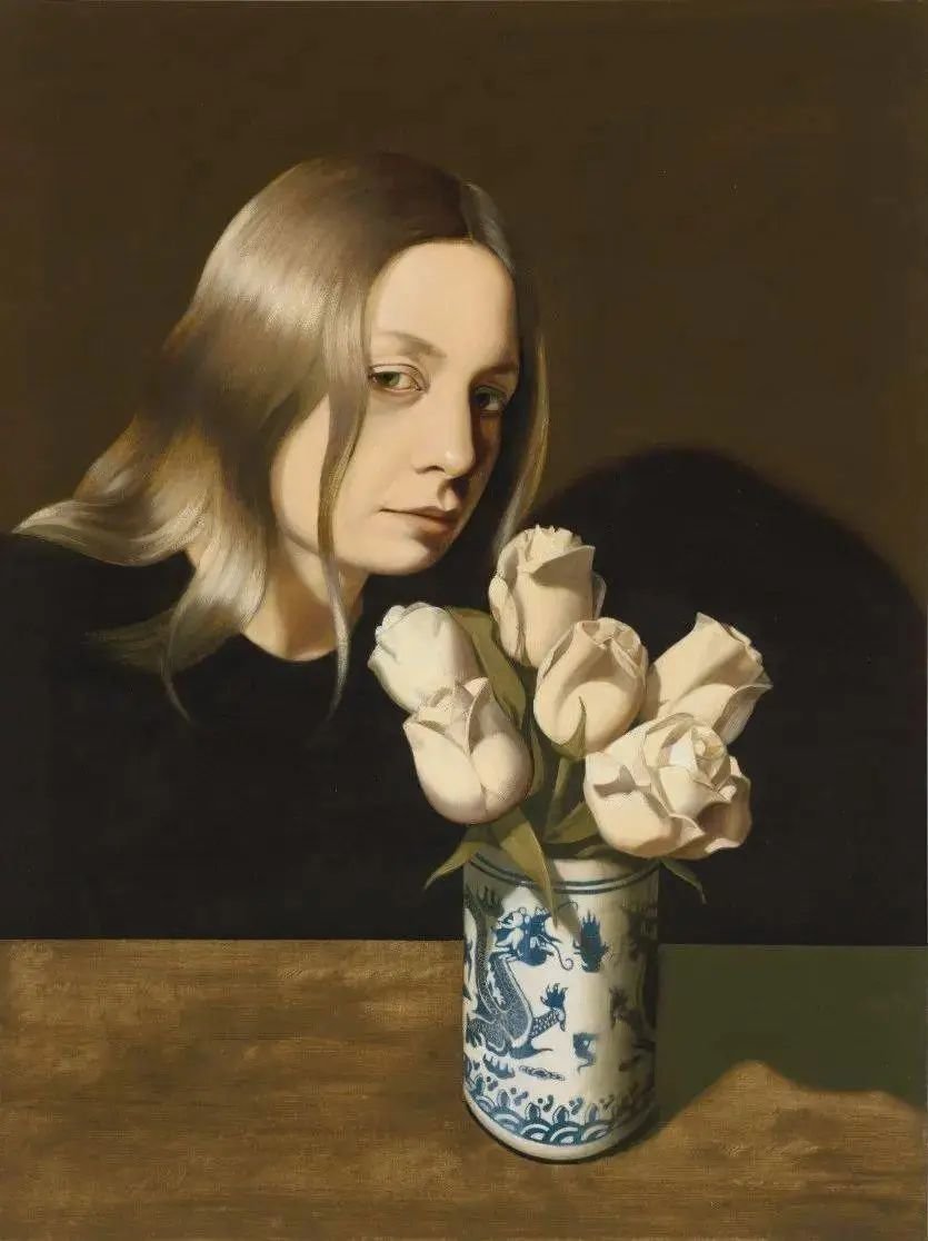 Ingrid with Flowers, 2020