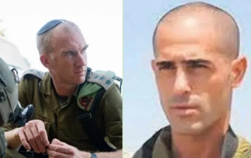 以色列国防军证实，乔纳森·斯坦伯格上校（左）和罗伊·利维上校（右）被杀