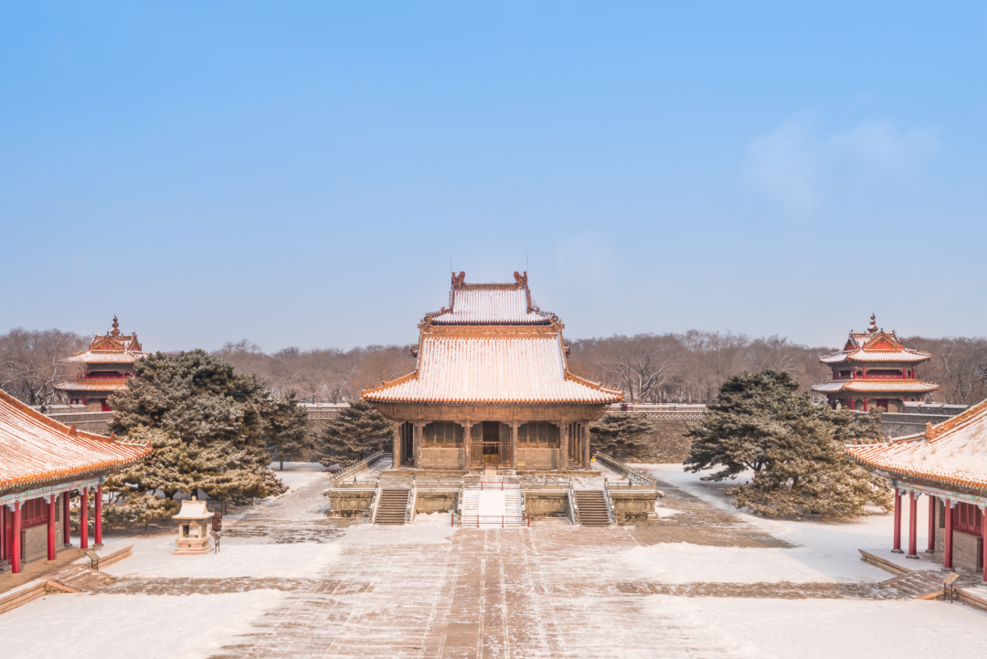 冬季雪后的沈陽(yáng)清昭陵。攝影/魔影游俠，來(lái)源/圖蟲(chóng)創(chuàng)意