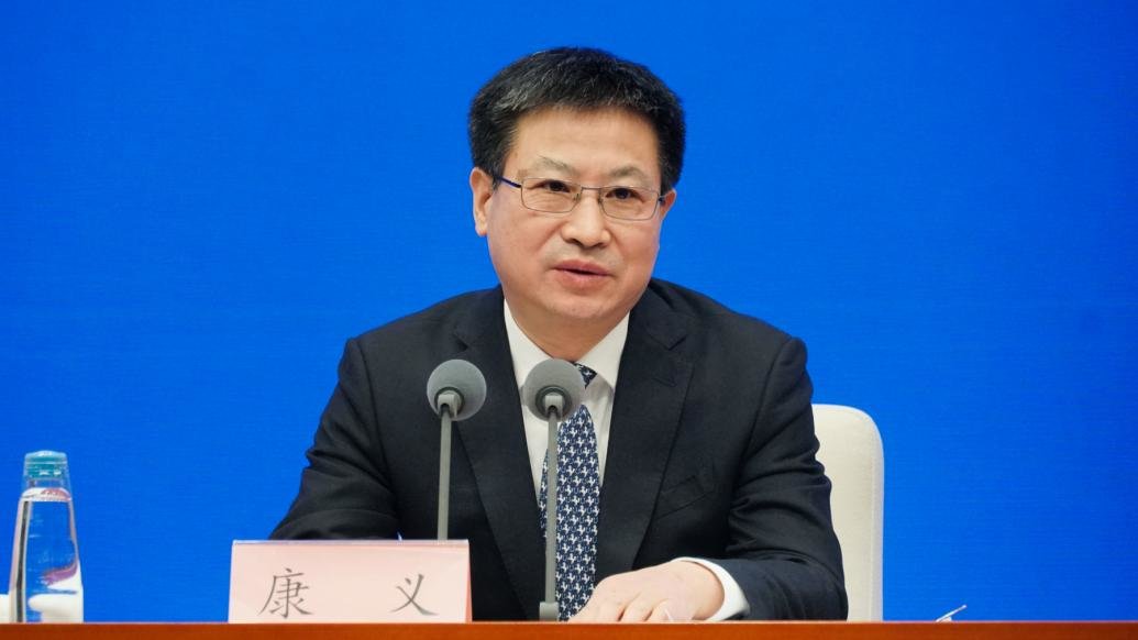 国家统计局局长康义 澎湃新闻记者 周頔 摄