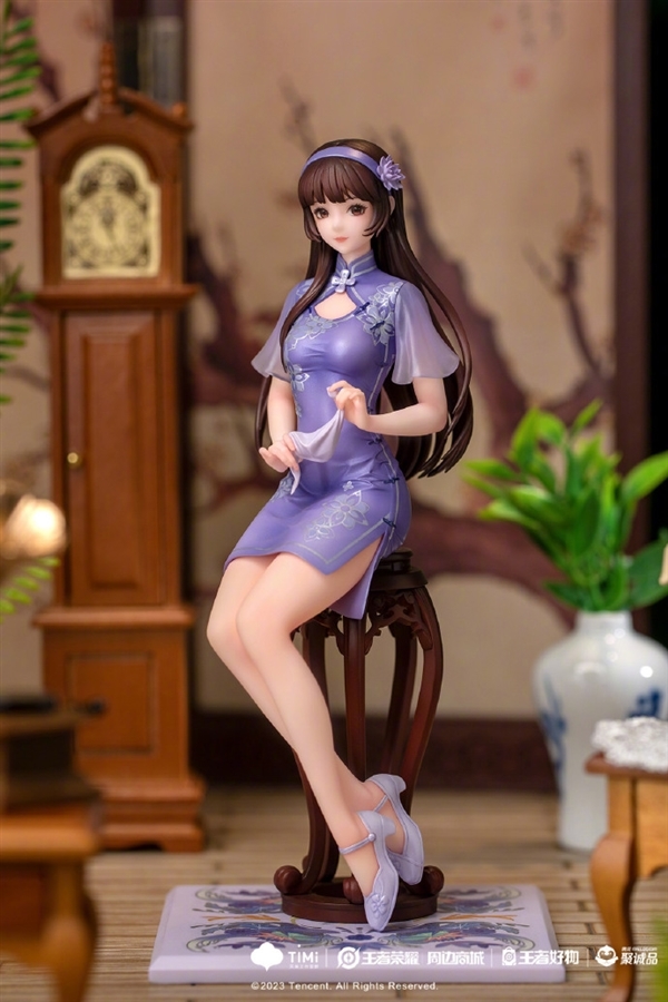 199元 《王者荣耀》“四大美女”旗袍手办开售:3D打印 高精模具超逼真