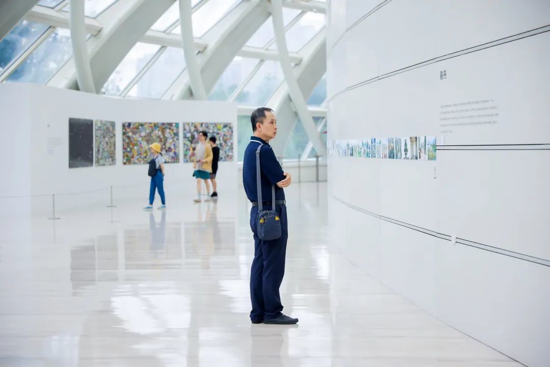 “中国摄影四十年”展览开幕式现场