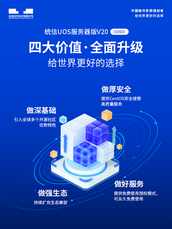 官宣:统信UOS服务器版V20(1060)重磅上线_凤凰网