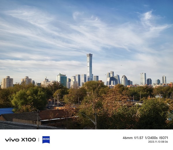 使用vivo X100拍摄
