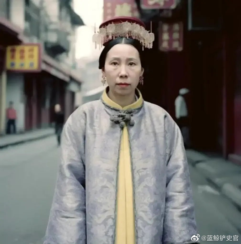 人工智能复原慈禧年轻照片