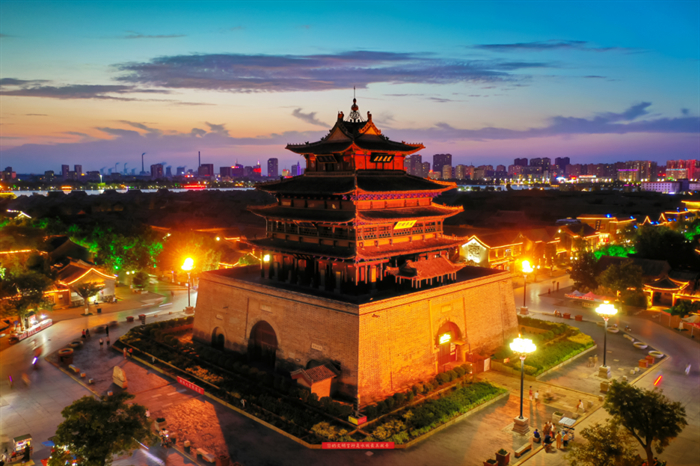 聊城夜景 图源:聊城市文化和旅游局