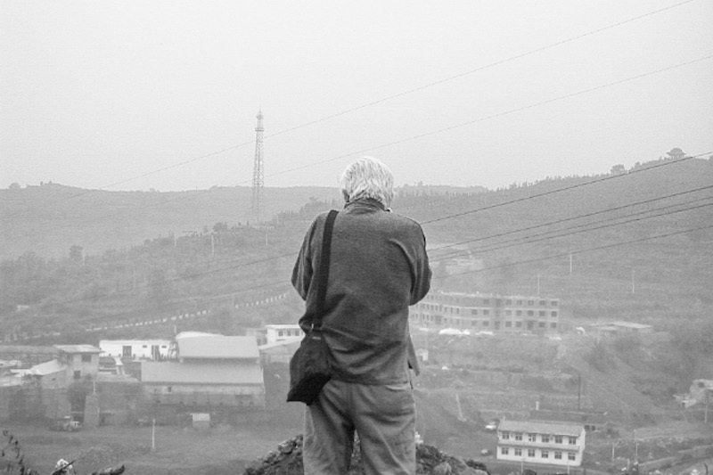 2004年马克·吕布在山西晋城，司苏实摄
