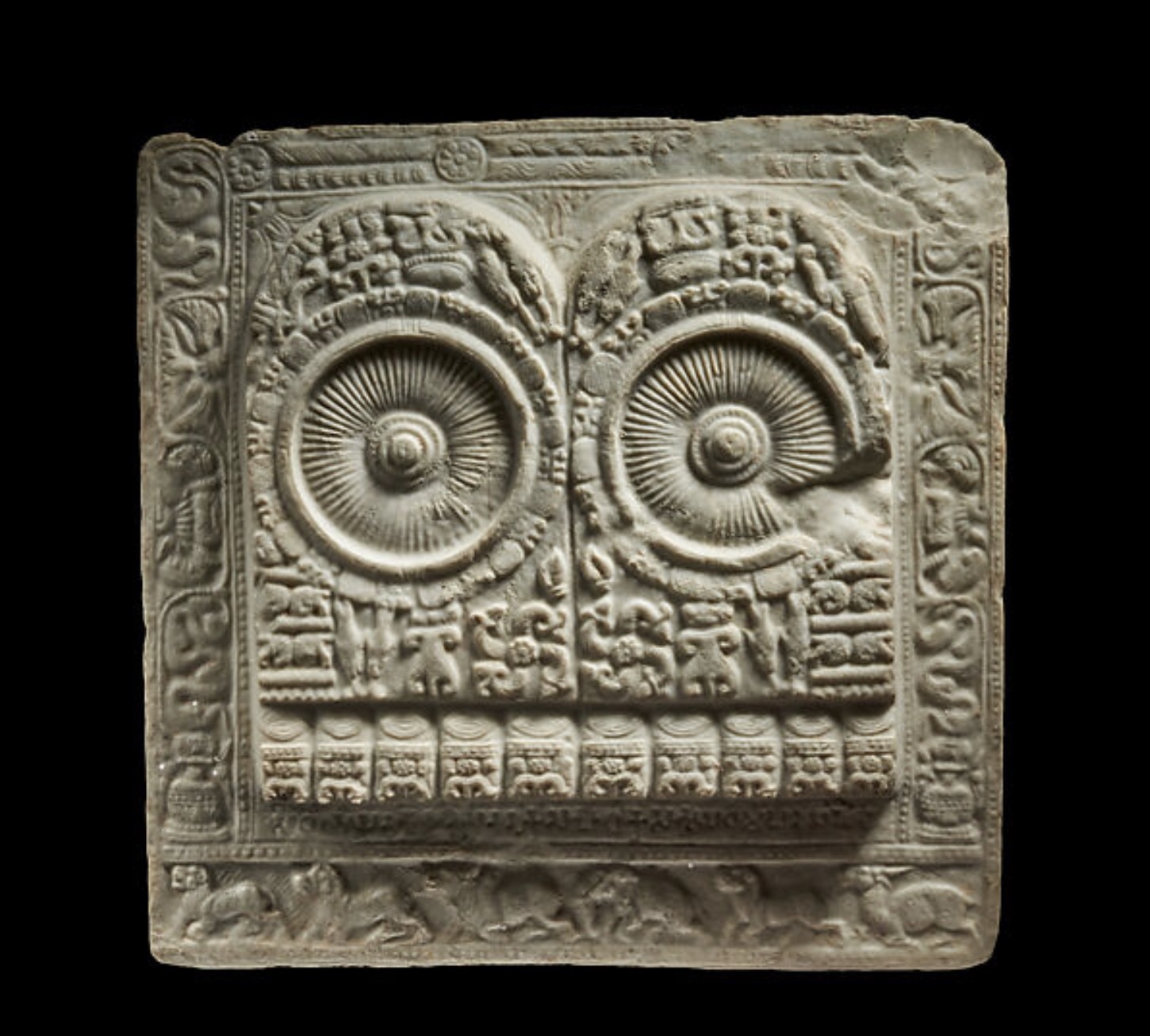 佛教艺术源于何处？纽约大都会展古印度“蛇与树”, image size:1450x1306