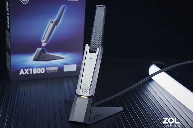 【有料评测】微星AX1800魔龙飞翼USB无线网卡评测 老机升级WIFI6如此简单