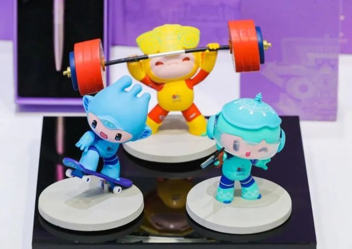 亚运会吉祥物周边 图源：杭州第19届亚运会官方微博