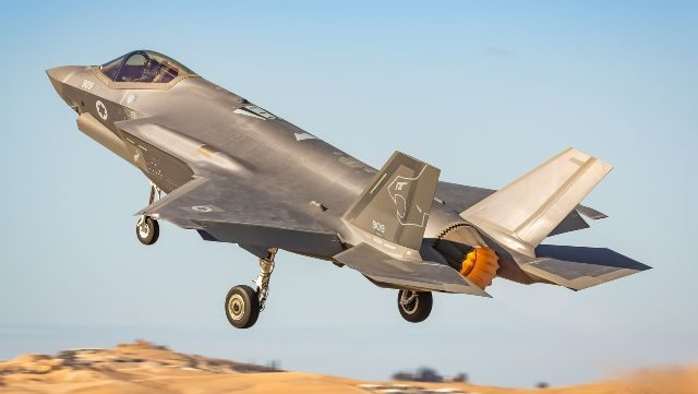 以色列空军F-35I战机  资料图   图源：外媒