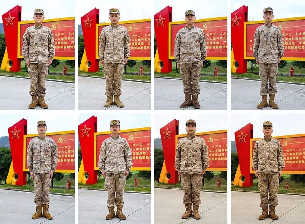 △部分参与献血的官兵