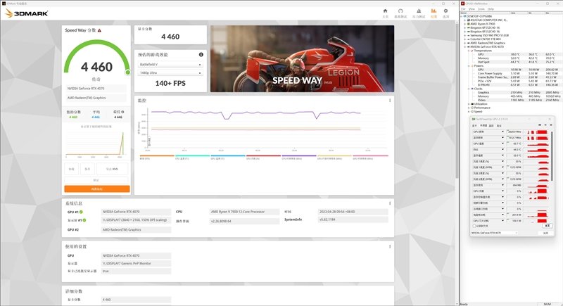 纤薄身材也能满血发挥!耕升RTX 4070踏雪评测:2K游戏通吃的高颜值显卡