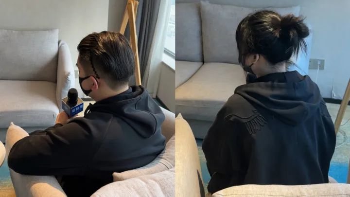 ▲贝贝（左）和初悟（右）都是重审案件的原告。