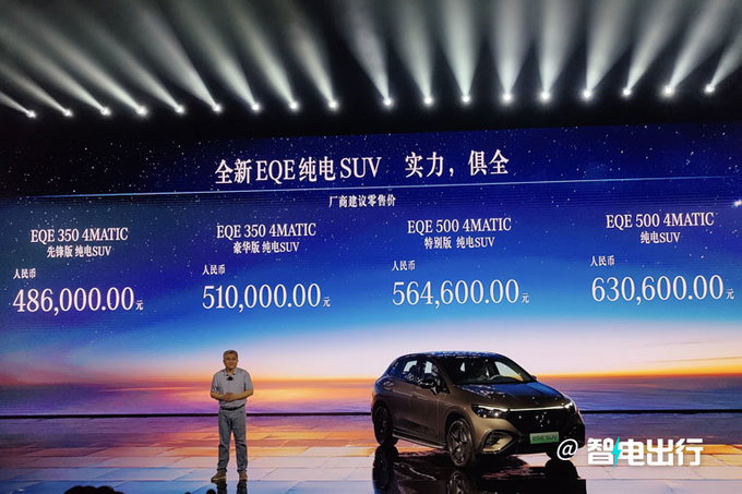 奔驰EQE SUV卖48.6-63.06万增10项中国专属配置-图1