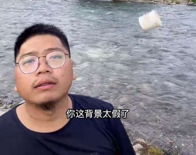 刘元杰回应“背景太假”质疑的视频 受访者供图