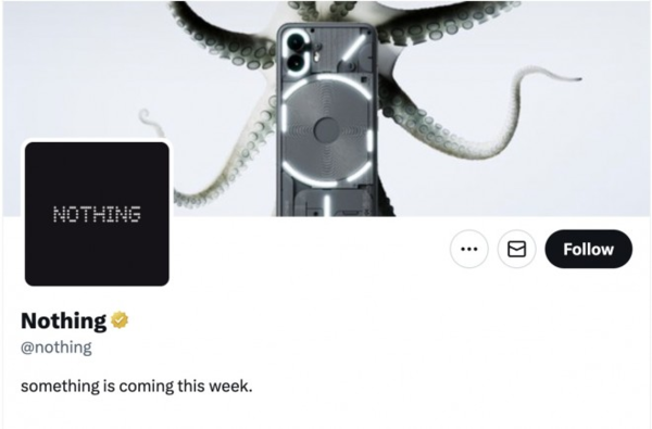 Nothing官推暗示