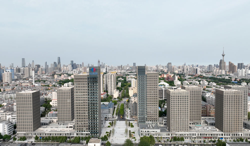 在天津市南开区拍摄的天开高教科创园一景(5月9日),新华社记者李然摄