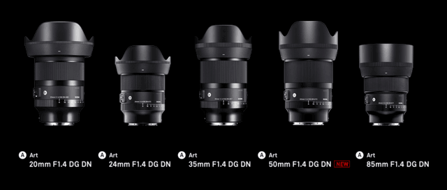 适马发布新镜头50mm F1.4 DG DN丨Art