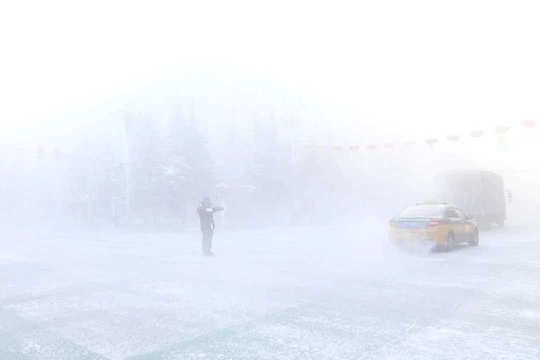 极寒天气中的能见度