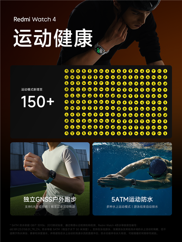 499元!Redmi Watch 4正式发布:超长续航30天