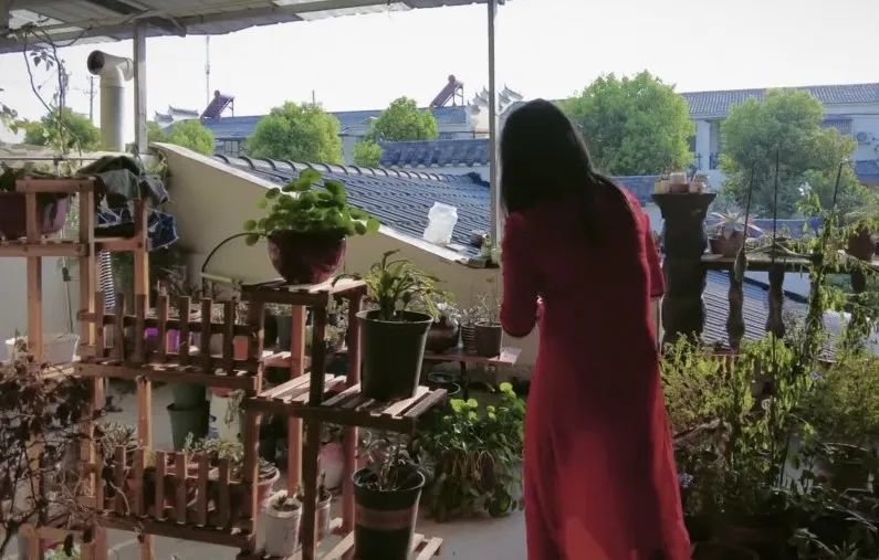 余秀华如今的阳台