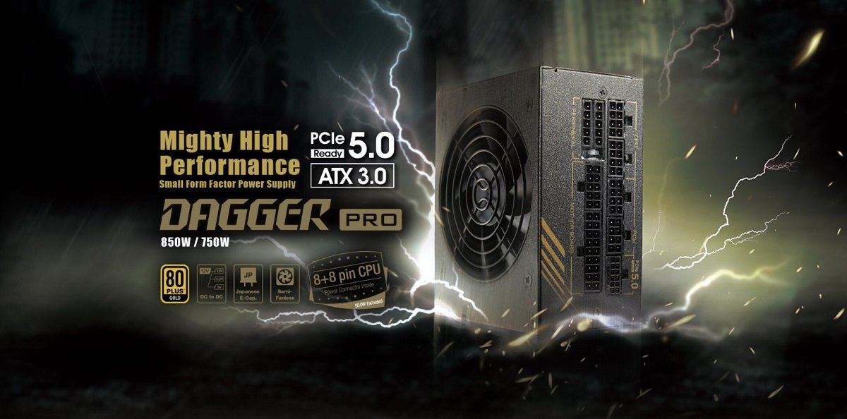 全汉发布全新DAGGER PRO系列电源：SFX规格，支持ATX 3.0，首批750/850W