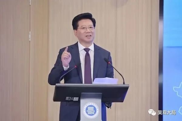 图说:胡卫分享长三角教育一体化发展理念 受访者供图