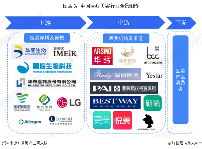 图表3:中国医疗美容行业全景图谱