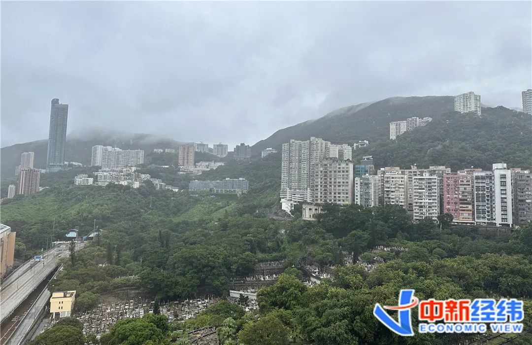 ▲9月8日上午香港街道情况。中新经纬罗琨摄
