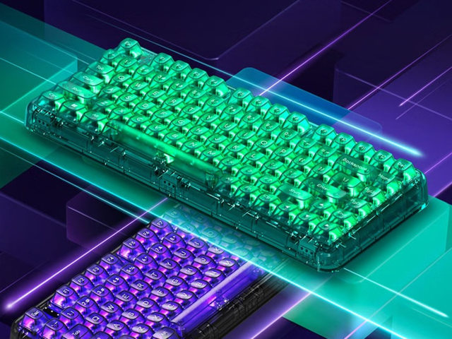 没见过这么好看的透明机械键盘 才卖699元