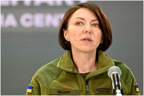乌克兰国防部副部长汉娜·马里亚