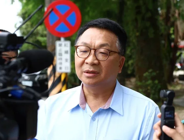 陈欧珀接受台媒采访。（图片来源：台媒）