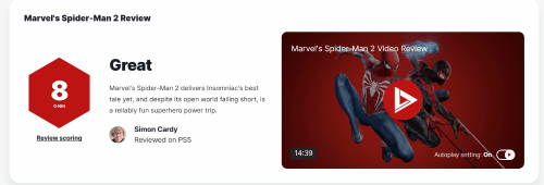 《漫威蜘蛛侠2》IGN 8分:开放世界不尽如人意 但仍有趣