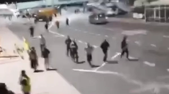 骚乱现场，图自俄媒