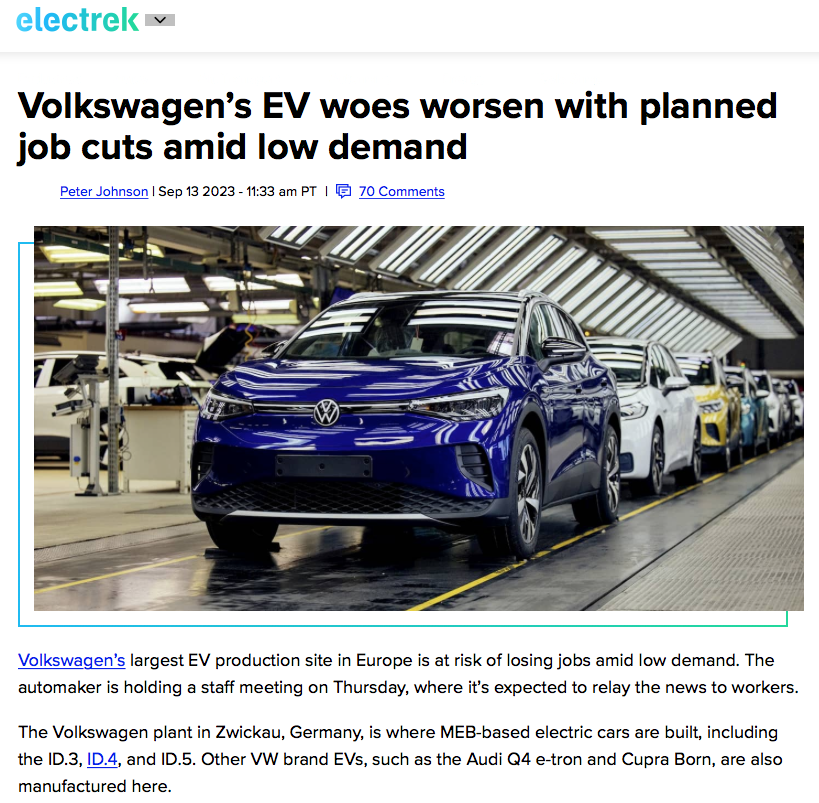 上汽大众ID.3卖疯了 德国大众ID.3要停产 为什么两极分化?