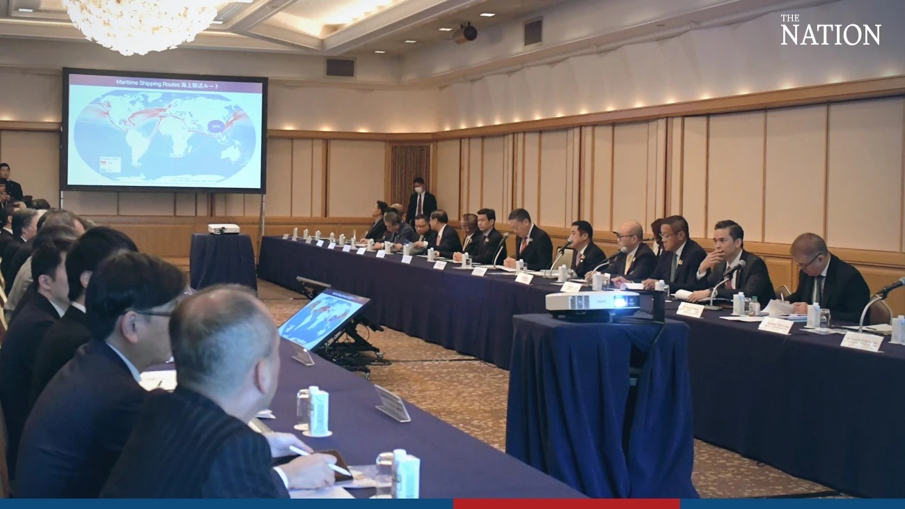 泰国总理和交通部长在日本介绍“陆桥”项目