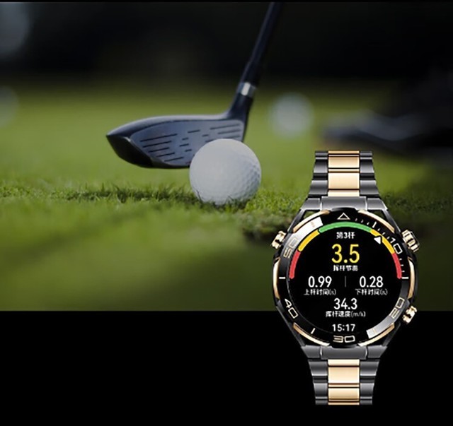 享受高端生活新方式,华为智能金表王俘获高尔夫人士喜爱