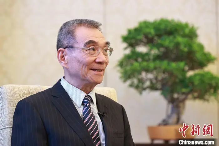 7月12日，林毅夫在北京接受中新社記者專訪。中新社記者 蔣啟明 攝