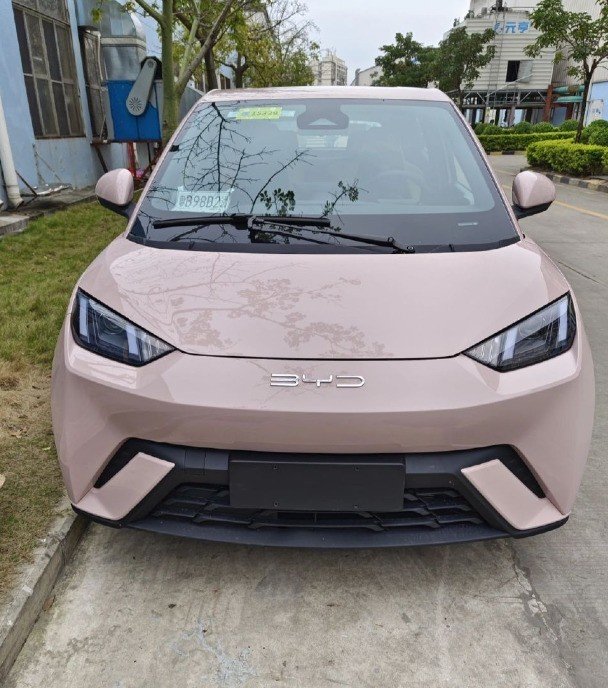 比亚迪海鸥实车来了,超个性粉色售价或 6-8 万