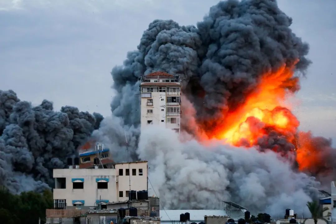 ◆战火中的加沙地带。