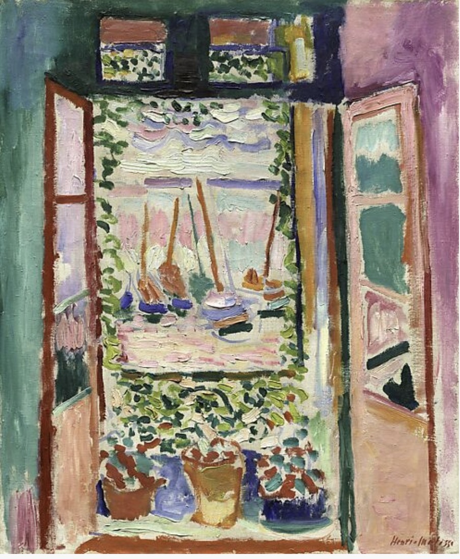 马蒂斯，《科利乌尔打开的窗户》，1905