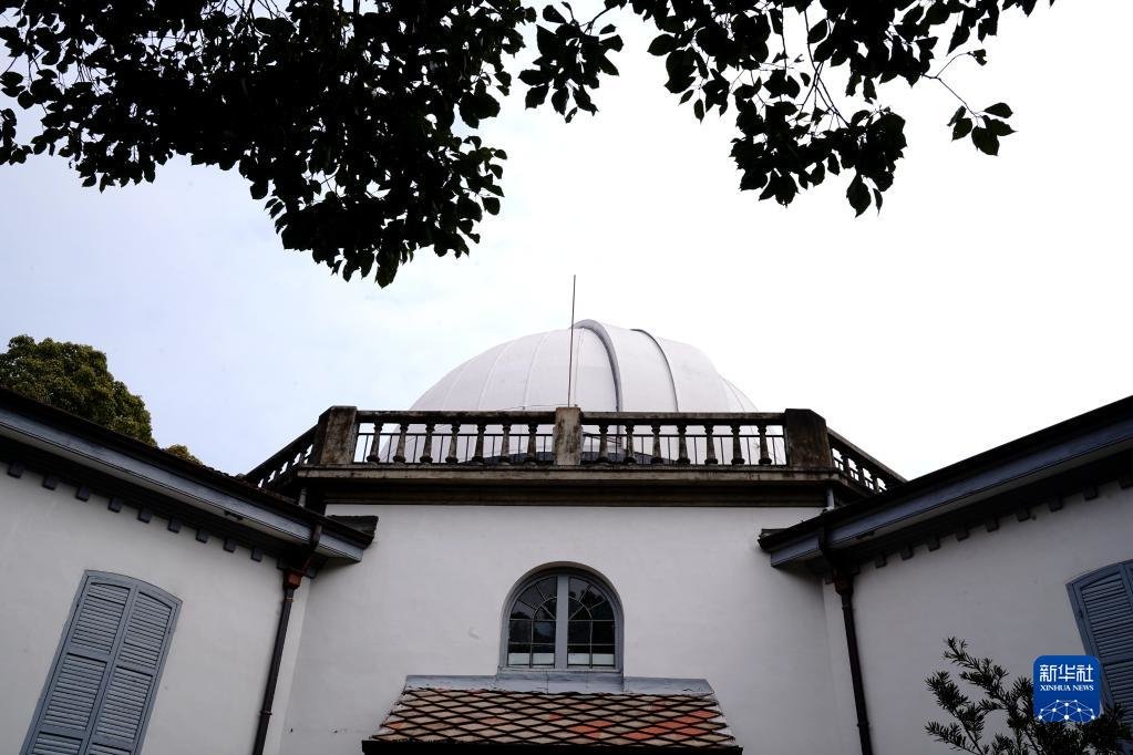 2月24日拍摄的上海佘山天文台一角。