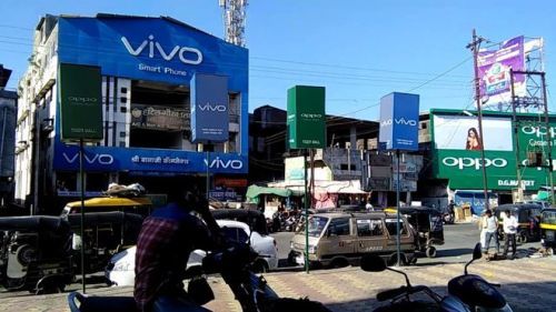 vivo和OPPO等中国手机制造商在印度陷入税务风波,图自印媒