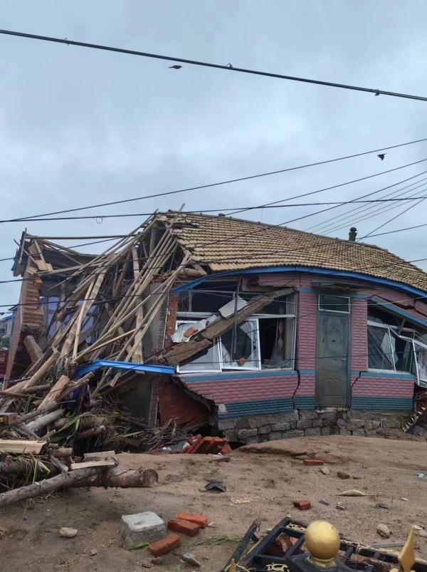 舒兰市开原镇房屋受损。受访者 供图