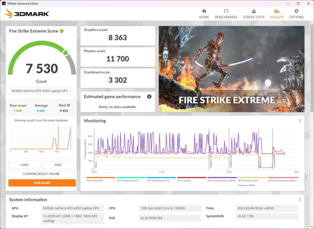 轻薄游戏 高能出圈 13代标压+RTX4050独显版宏碁非凡X评测