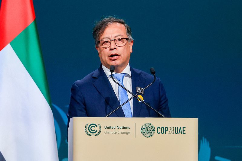 哥伦比亚总统：巴勒斯坦人今天的遭遇，就是气候变化受害者的未来