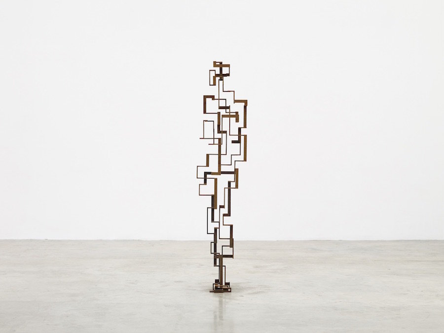 Antony Gormley, LOOP, 2019, 8 mm Corten steel, 195 x 42.5 x 25 cm Photograph by Stephen White & Co. © the artist